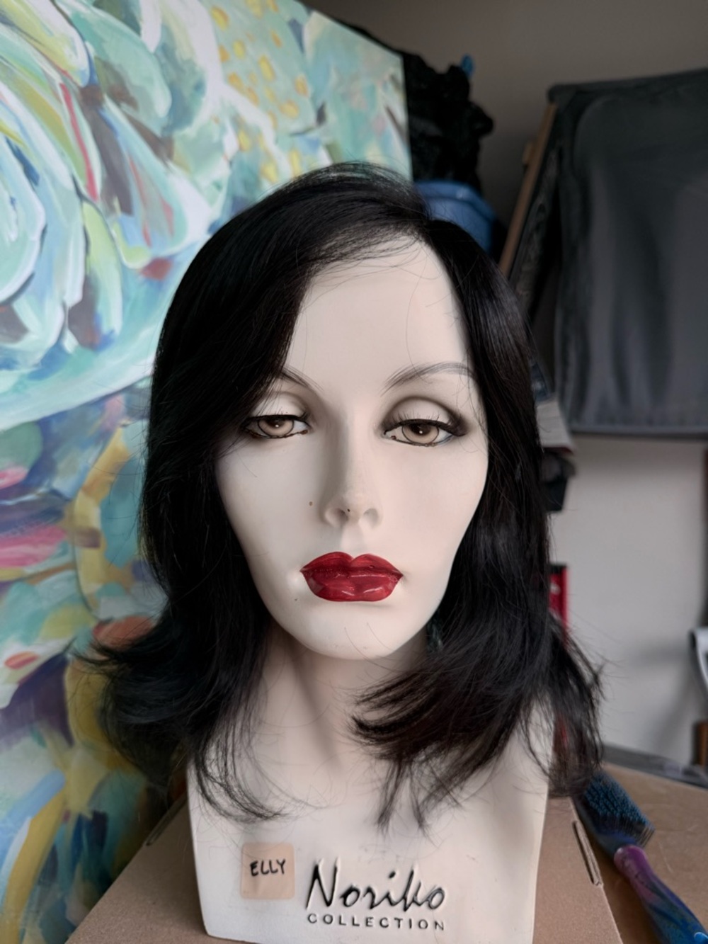 Noriko Collection Elly Black Layered Women’s Wig